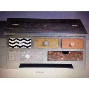 Metal and Bone Coffee Table