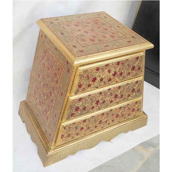 Pyramid Brass Chest Drawers