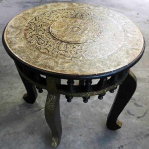 Embossed Round Coffee Table