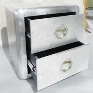 Aviator Bedside 2 Drawer