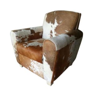 Hair on Leather Sofa  Chair