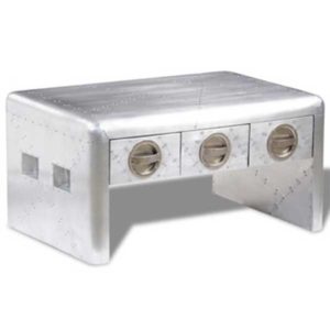 Aviator Coffee Table 3 Drawers