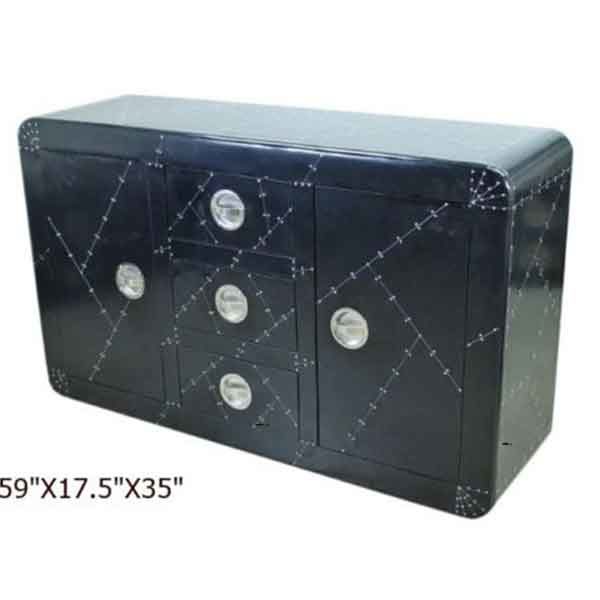 Aviator Black Sideboard
