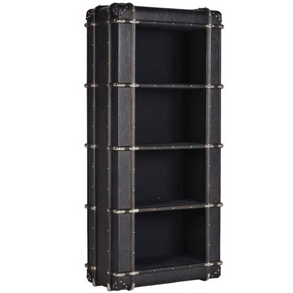 Aviator Black Bookcase