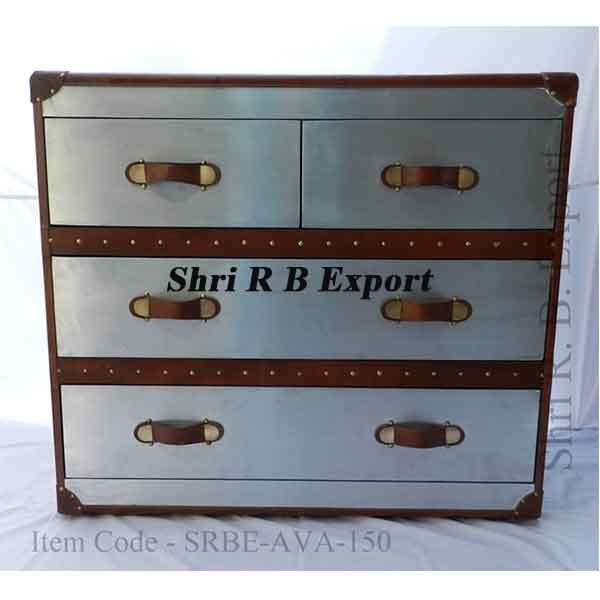 Industrial Aviator Chest Of Drawer