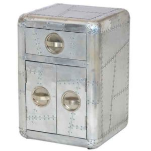 Aviator Bedside One Drawer and Two Door