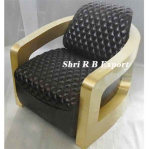 Aircraft Brass Sofa Chair
